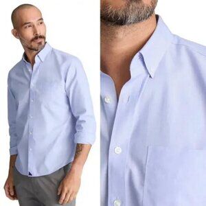 UNTUCKit Men's Wrinkle Free Hillside Select Shirt Blue | Size L